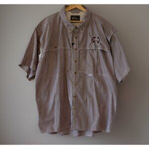 MISSISSIPPI STATE  BULLDOGS DRAKE PERFORMANCE FISHING SHIRT MENS SIZE XXL 2XL